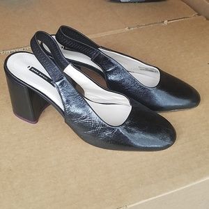 🍄Zara basic black leather